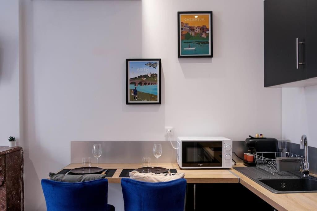 Appartement Spacieux Studio Renove à Villeneuve-sur-Lot Extérieur photo